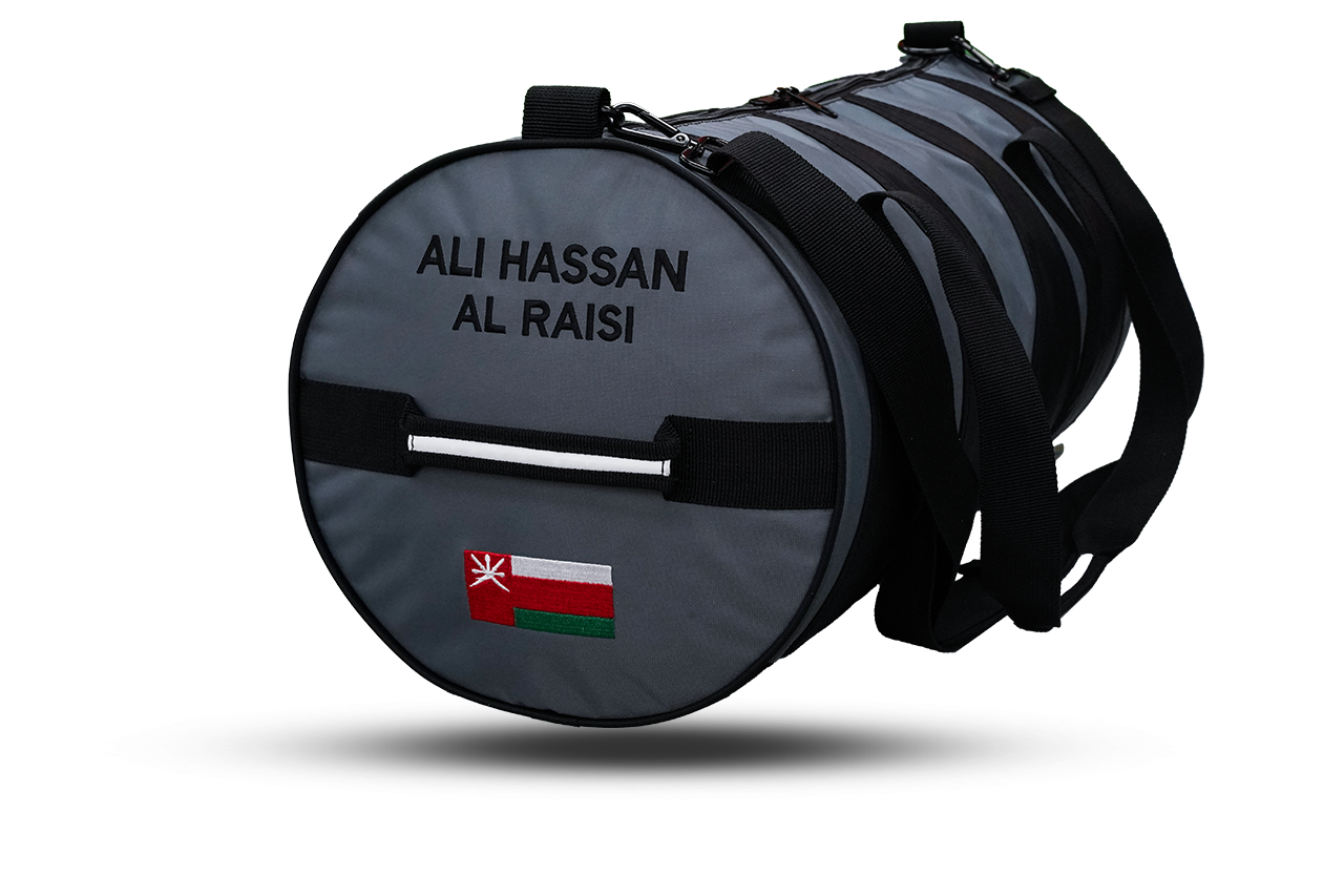Customized Duffle Bag with Name and flag